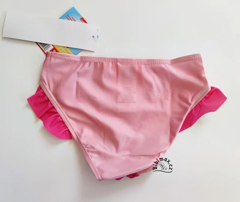 Dívčí plavky TLAPKOVÁ PATROLA - kalhotky - světle růžové