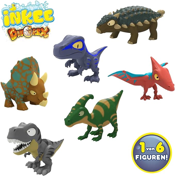 INKEE - šumivá koupelová bomba s překvapením DINO