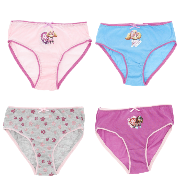 Dívčí kalhotky TLAPKOVÁ PATROLA - 4 ks