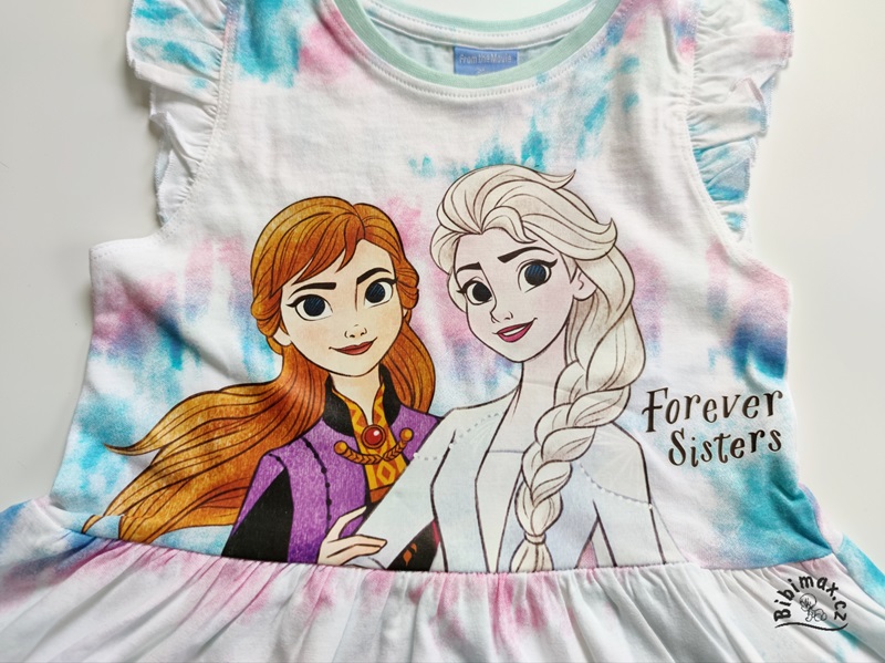 Letní šaty disney FROZEN bíllé (batika)