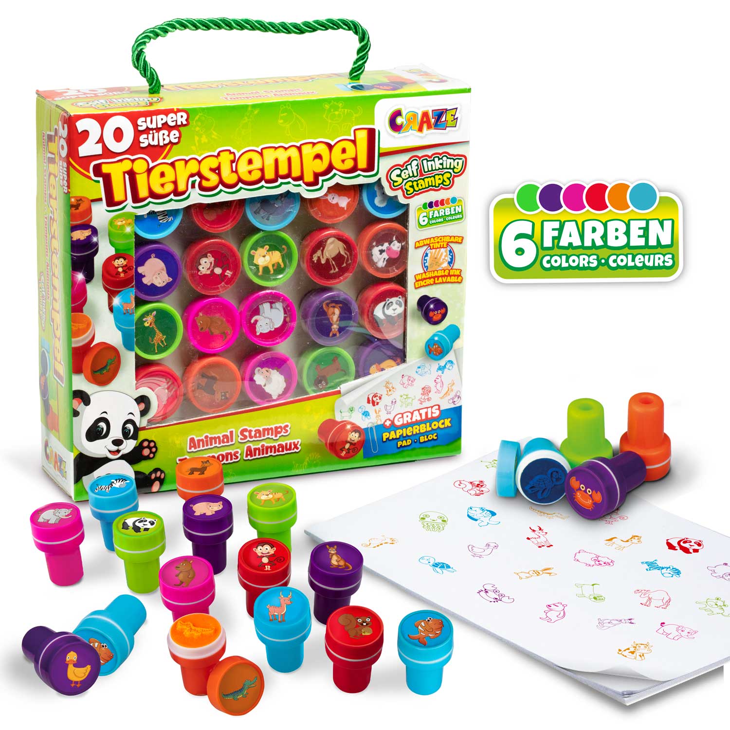 CRAZE - Razítka ZVÍŘÁTKA - 20 ks