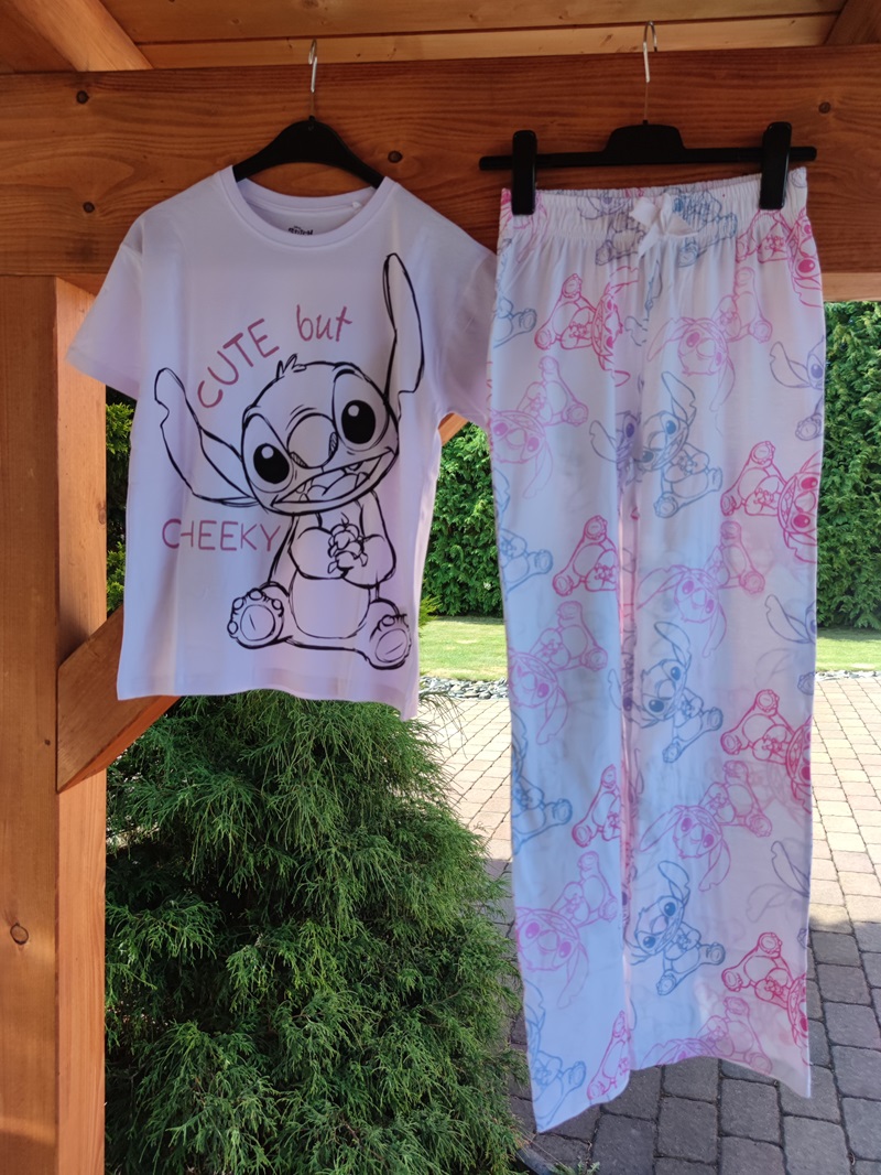 Dámské pyžamo Disney STITCH bílé