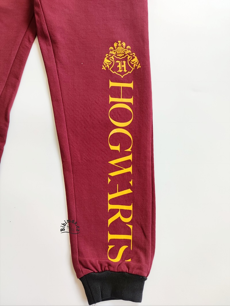 Chlapecké tepláky HARRY POTTER vínové