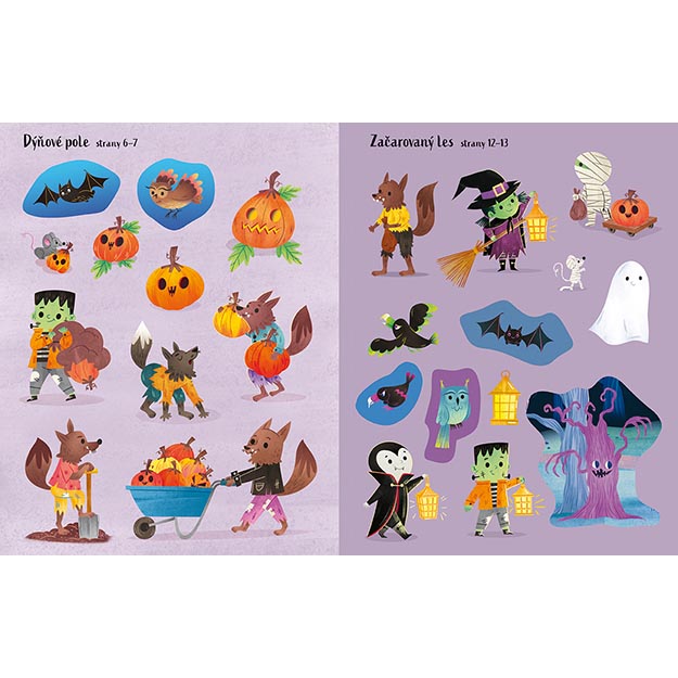 Samolepková knížka HALLOWEEN
