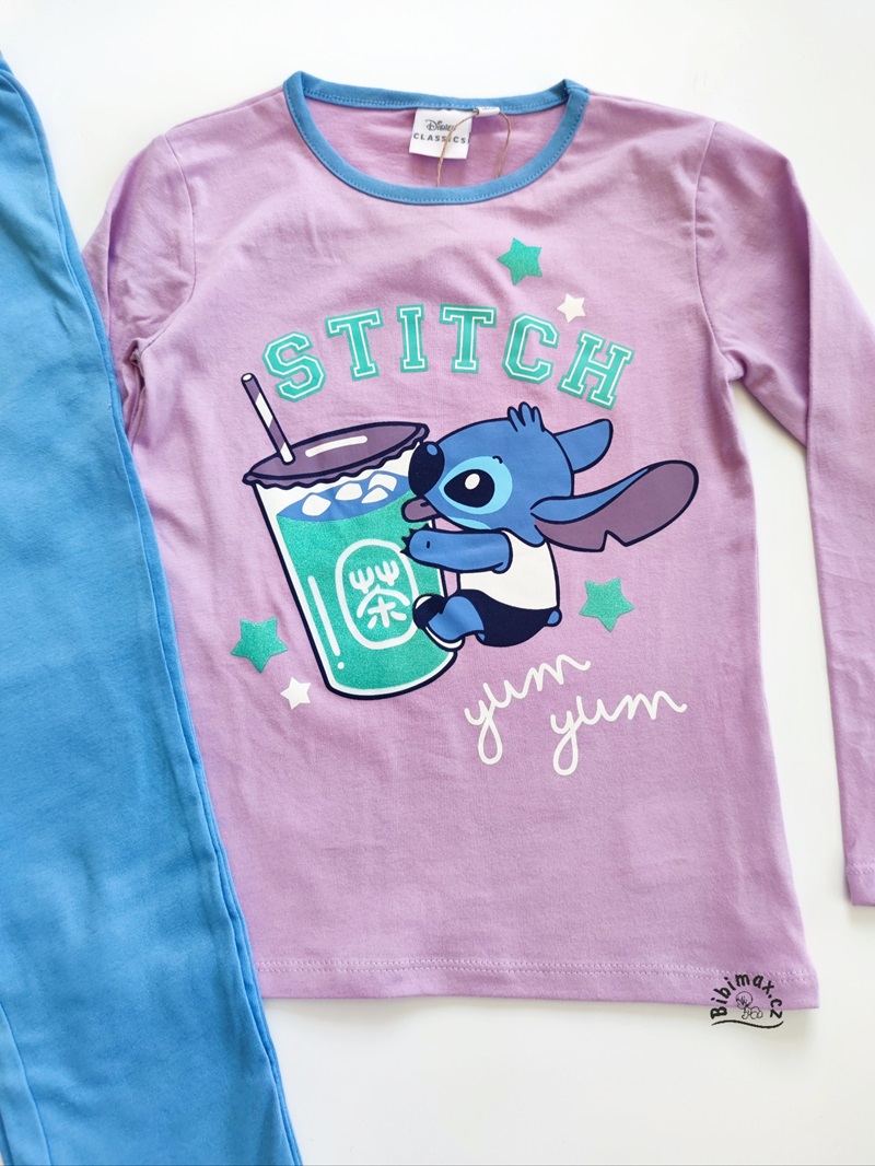 Dětské pyžamo STITCH fialové