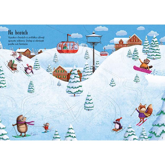 Moje první samolepkování TŘPITIVÉ VÁNOCE