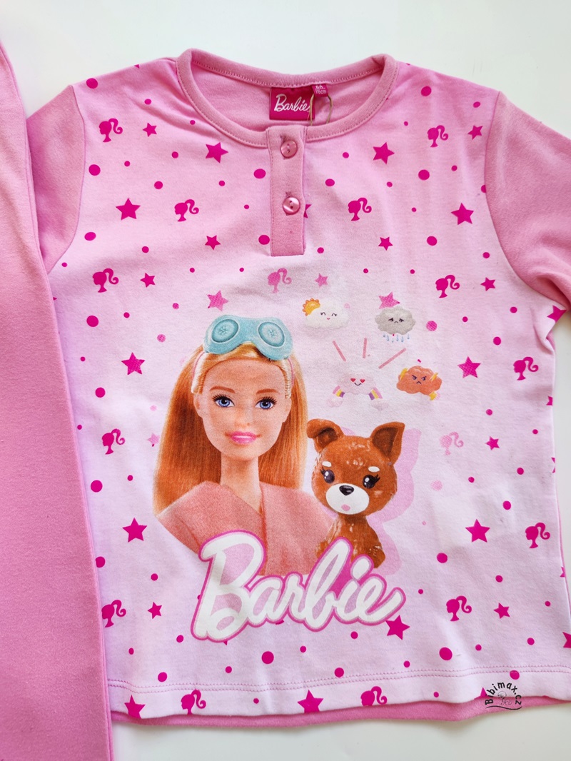 Dívčí pyžamo BARBIE světle růžové