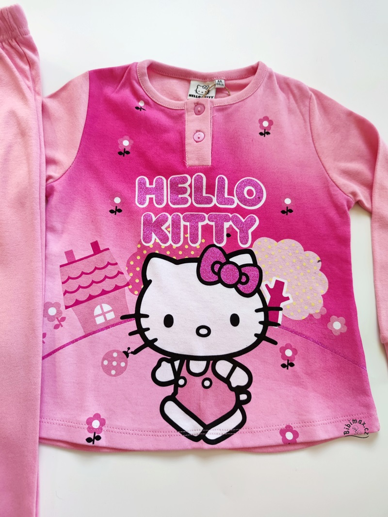 Dívčí pyžamo HELLO KITTY světle růžové SC