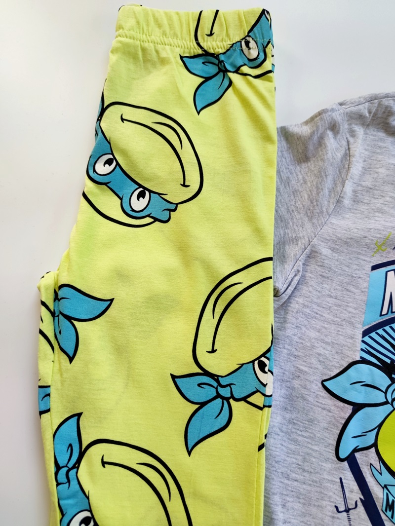 Chlapecké pyžamo ŹELVY NINJA šedé