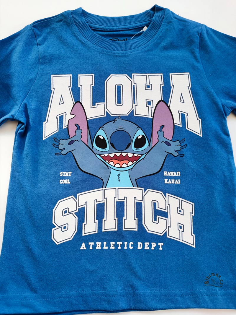 Chlapecké tričko STITCH modré DR