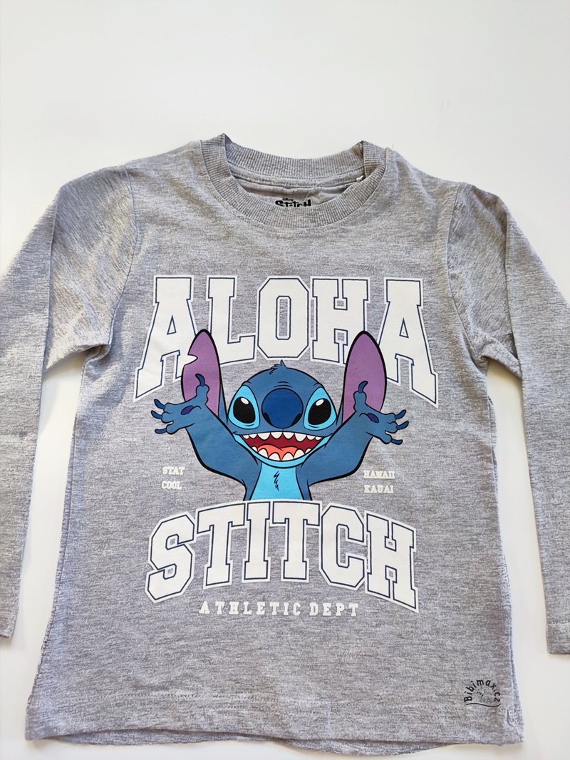 Chlapecké tričko STITCH šedé DR