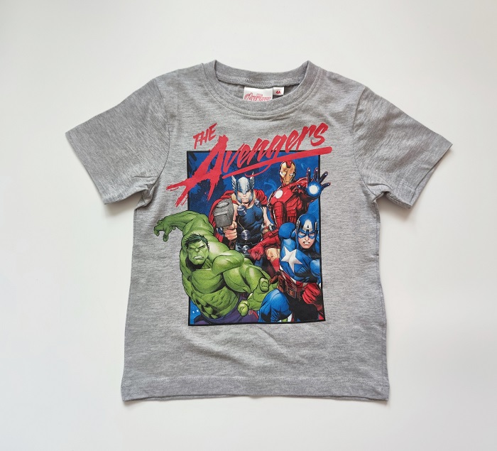 Chlapecké letní pyžamo marvel AVENGERS šedé