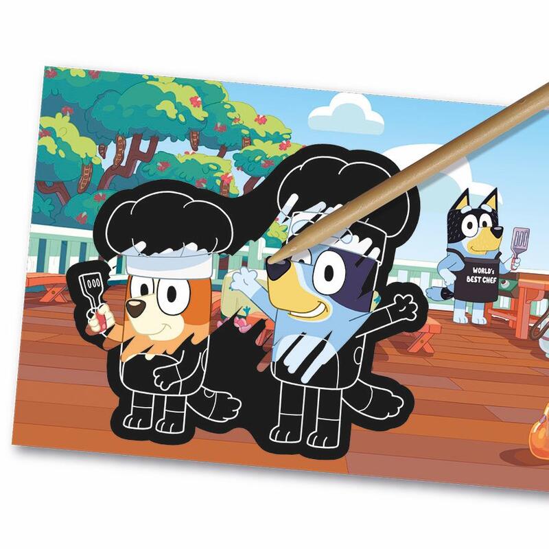 Škrabací obrázky - BLUEY