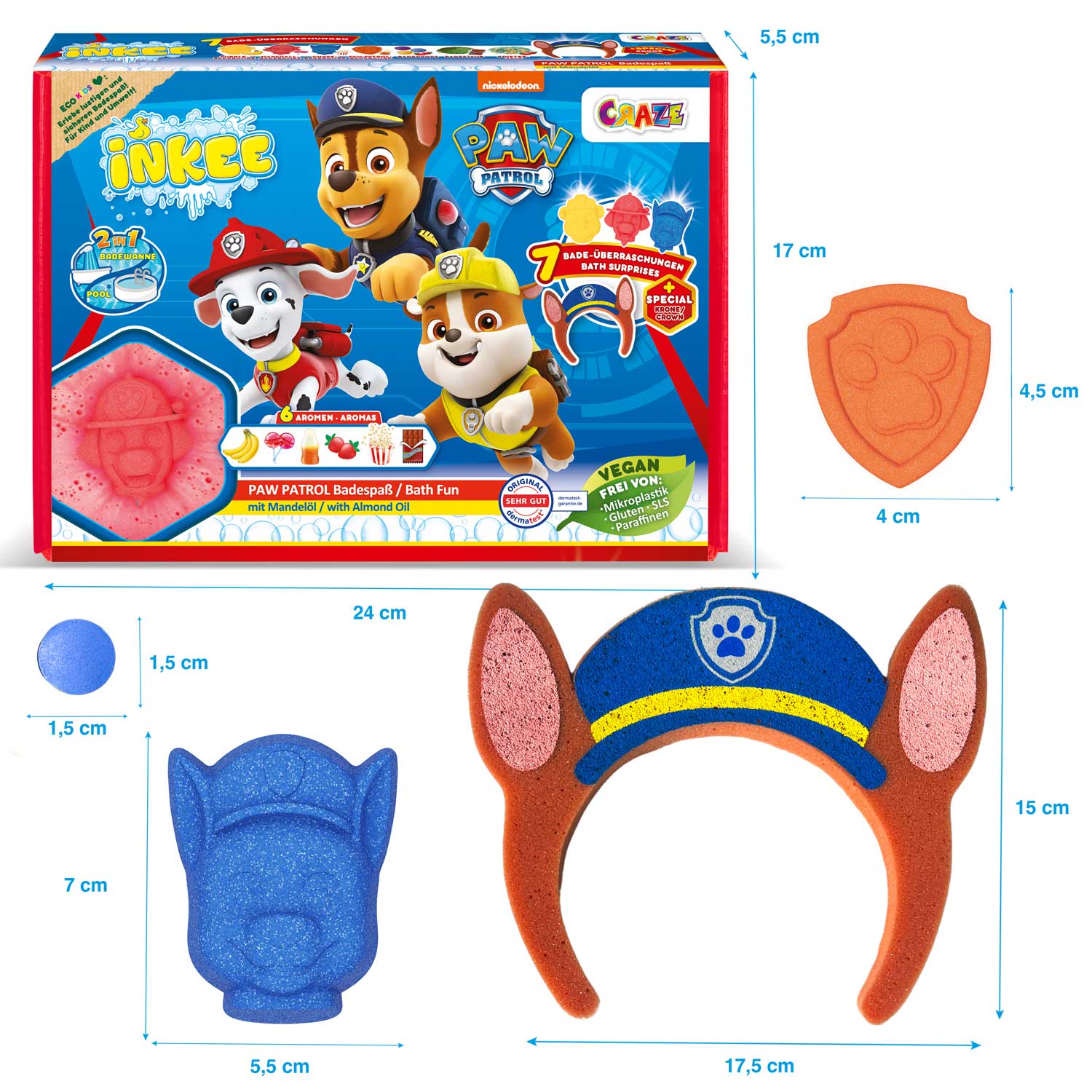 INKEE - Koupelová krabička TLAPKOVÁ PATROLA