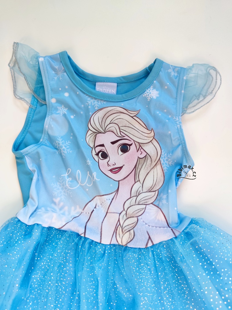 Letní šaty s tylovou sukní disney FROZEN modré