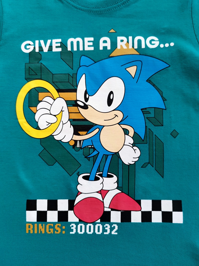 Chlapecké tričko SONIC zelené KR