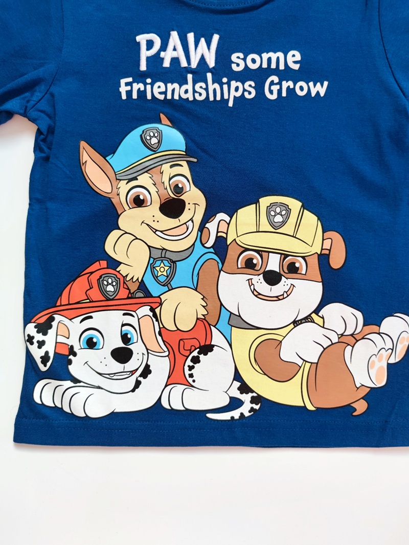 Chlapecké tričko TLAPKOVÁ PATROLA tmavě modré KR