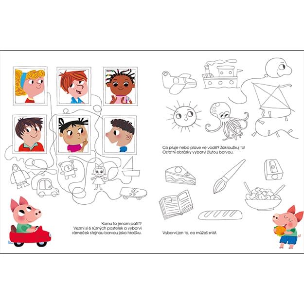 Sešit aktivit BARVY A TVARY