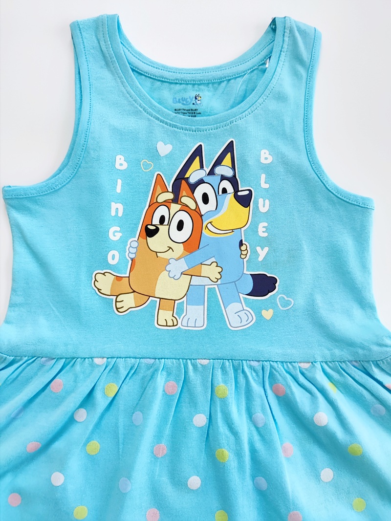 Dívčí letní šaty BLUEY modré