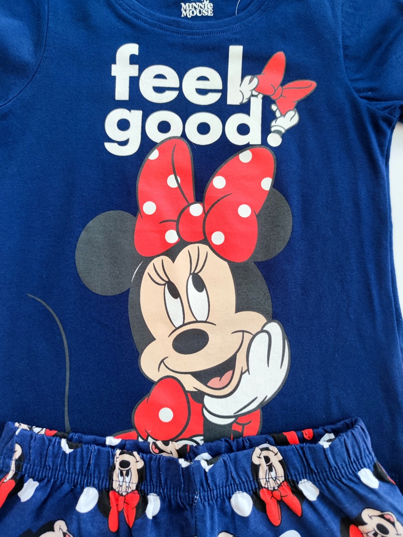 Dívčí letní pyžamo disney MINNIE modré