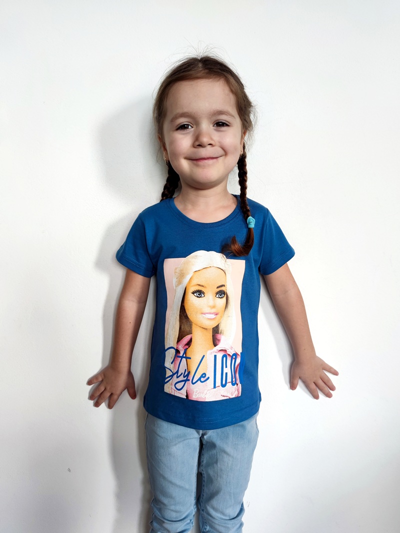 Dívčí tričko BARBIE modré