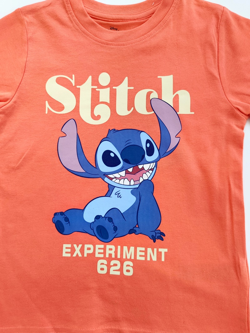 Chlapecké tričko STITCH oranžové KR