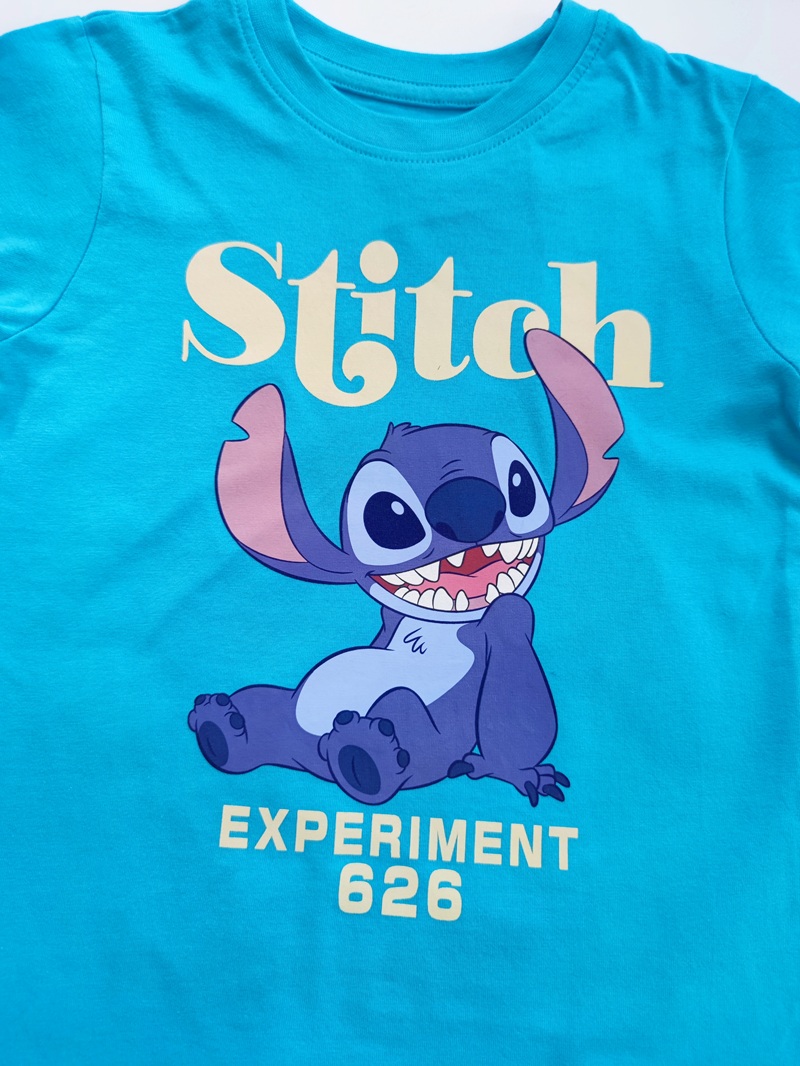 Chlapecké tričko STITCH modré KR