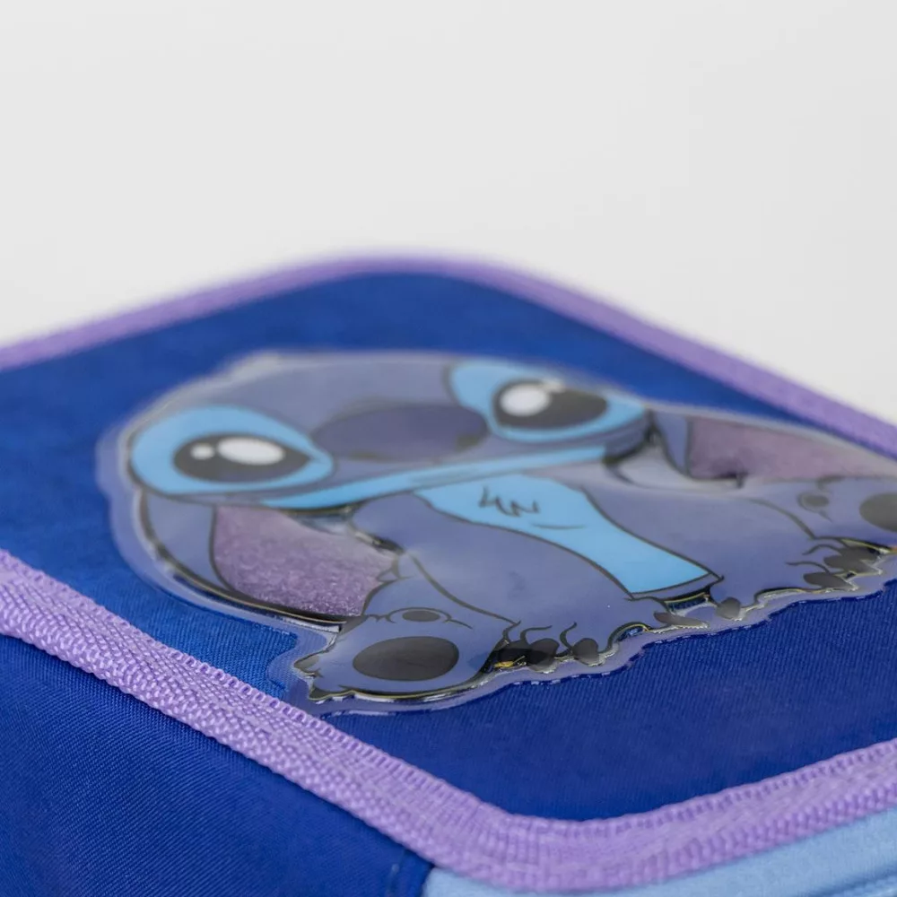 Penál 2patrový LILO & STITCH modrý 3D