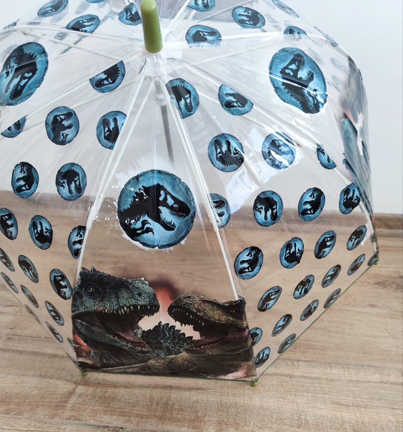 Deštník průhledný JURSKÝ PARK