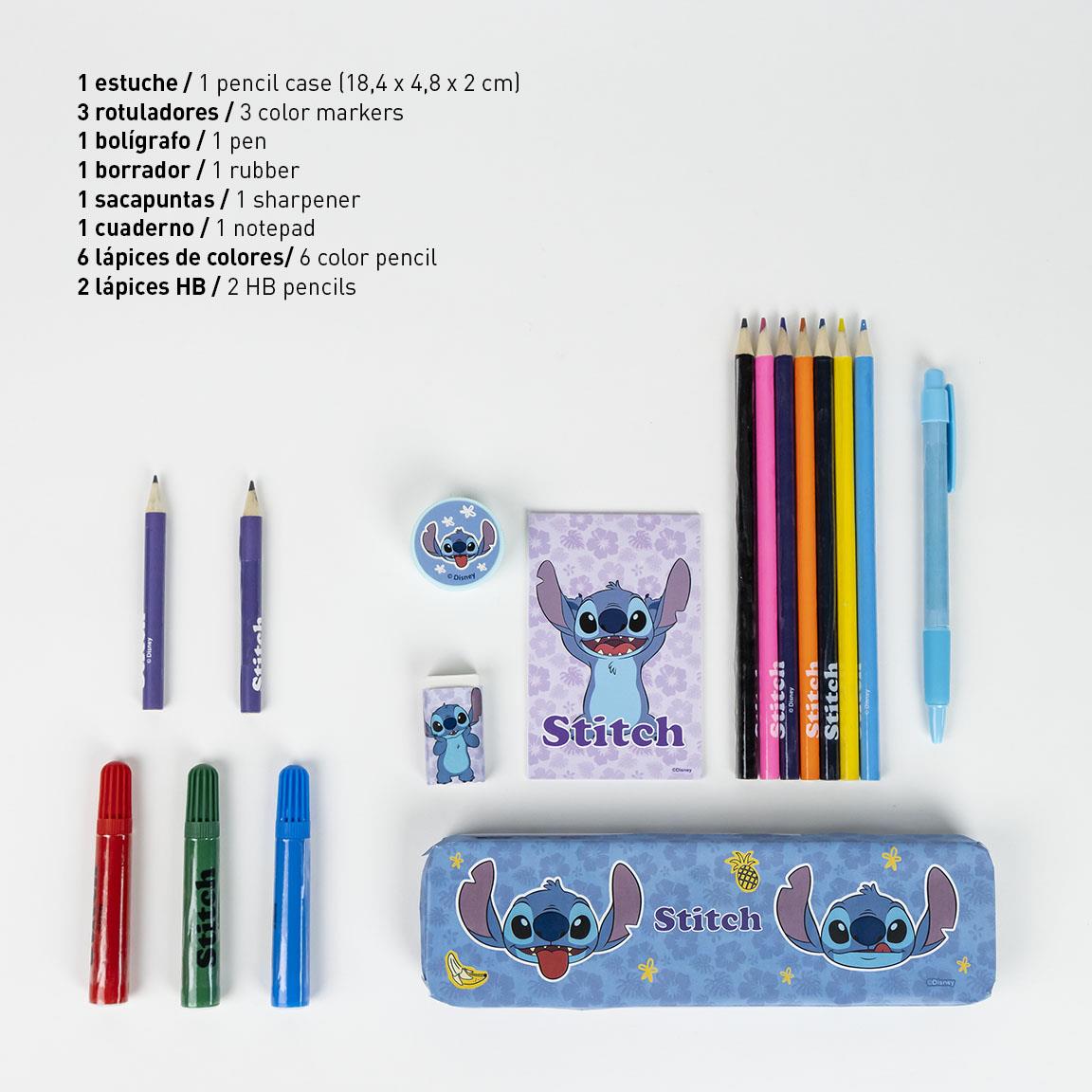 Velká sada školních potřeb + penál STITCH