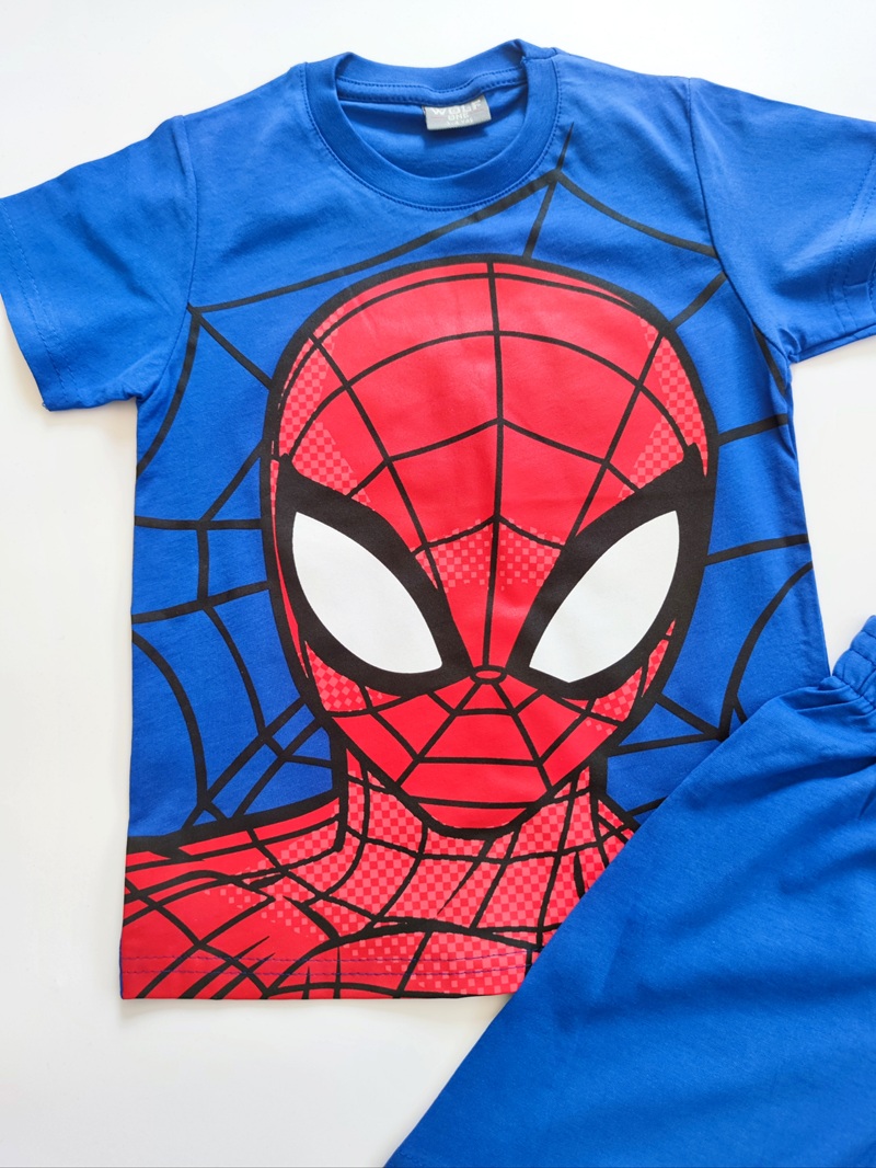 Letní komplet SPIDERMAN modrý TM