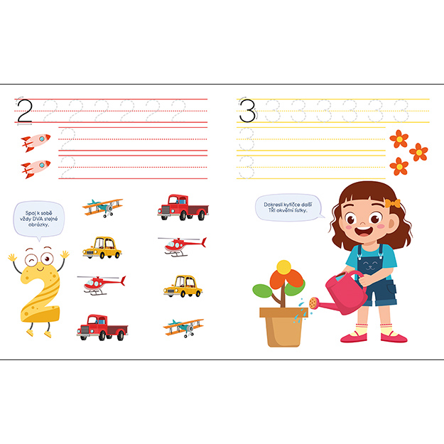 Sešit pro předškoláky - Čísla a počítání