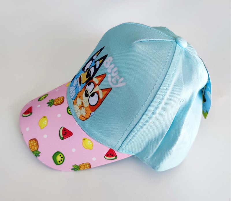 Dívčí kšiltovka BLUEY růžovo/tyrkysová