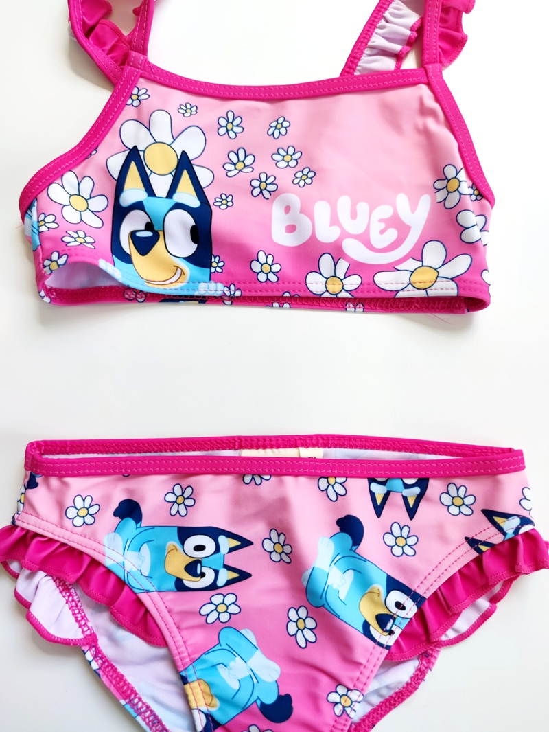 Dívčí dvoudílné plavky BLUEY - růžové