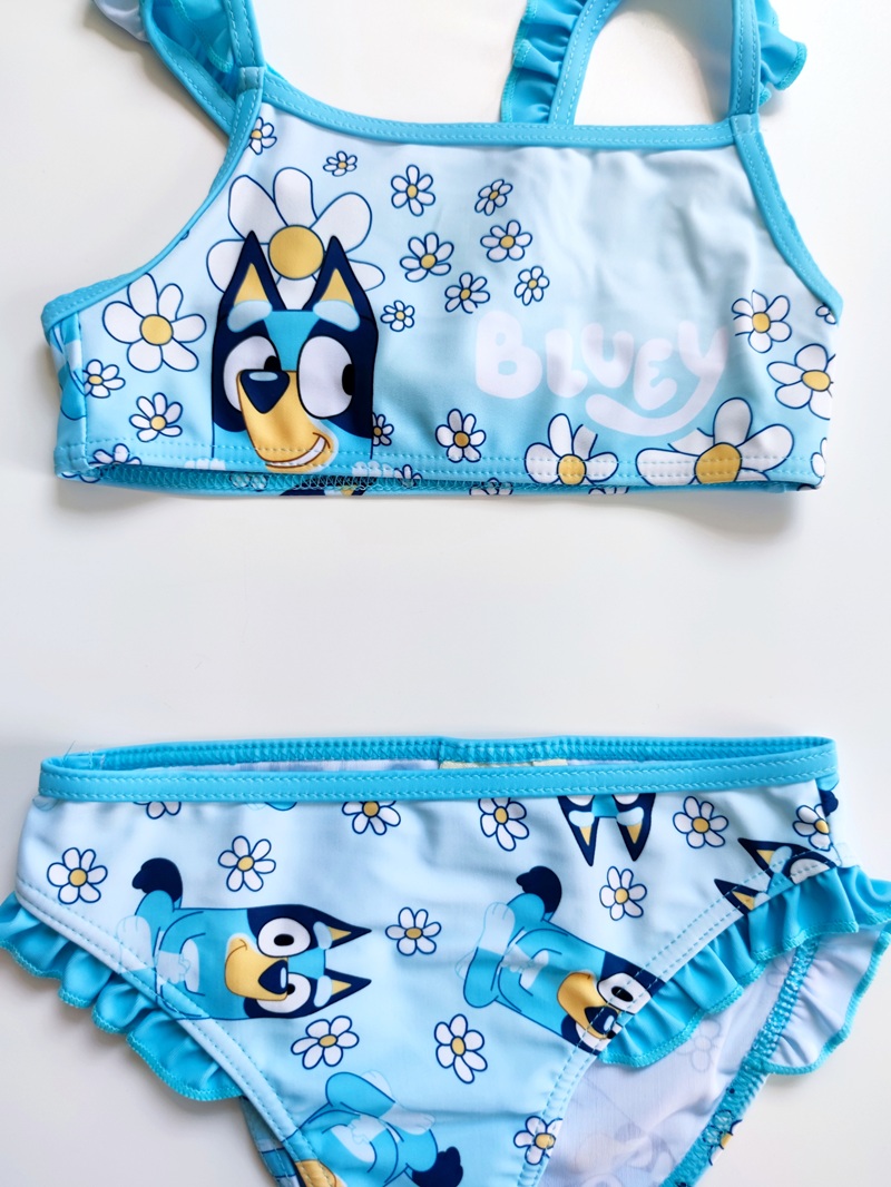 Dívčí dvoudílné plavky BLUEY - modré
