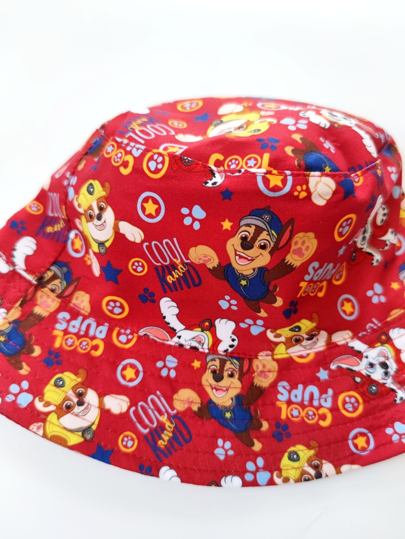 Dětský klobouček TLAPKOVÁ PATROLA - červený