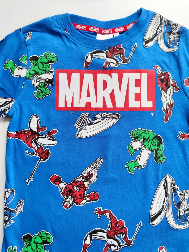 Chlapecké tričko AVENGERS - modré potisk