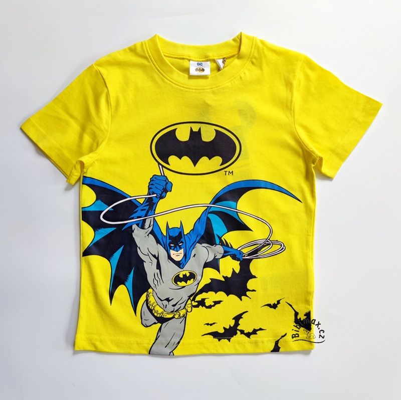 Chlapecké tričko BATMAN - žluté