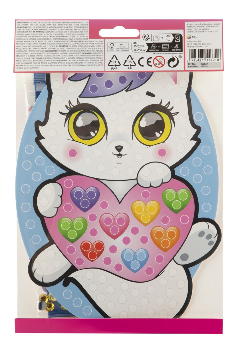 Kreativní set diamantové malování A5 - Kočka