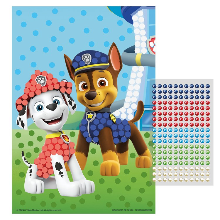 Kreativní set mozaika  A5 TLAPKOVÁ PATROLA
