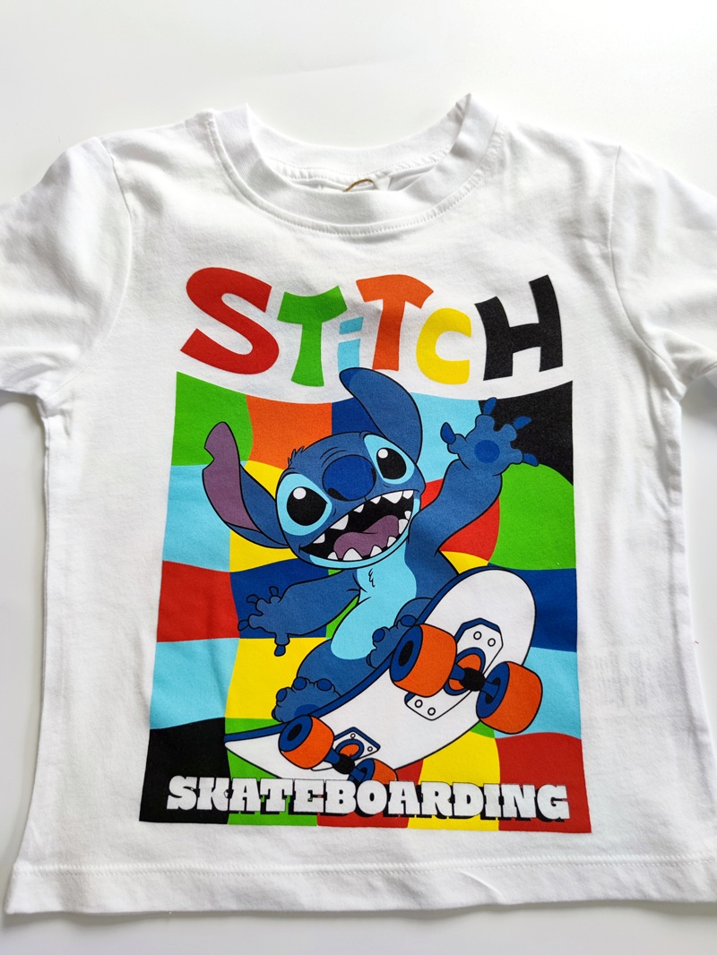 Dětské tričko STITCH bílé KR