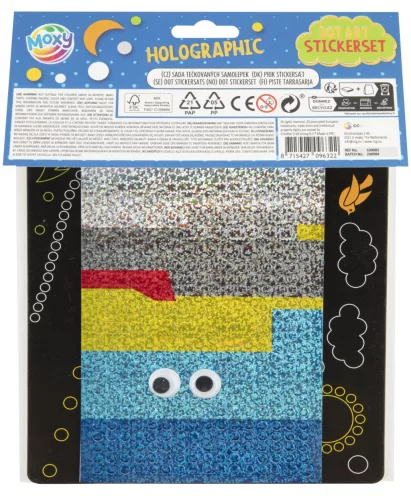 Holografické lepení nálepek AUTA