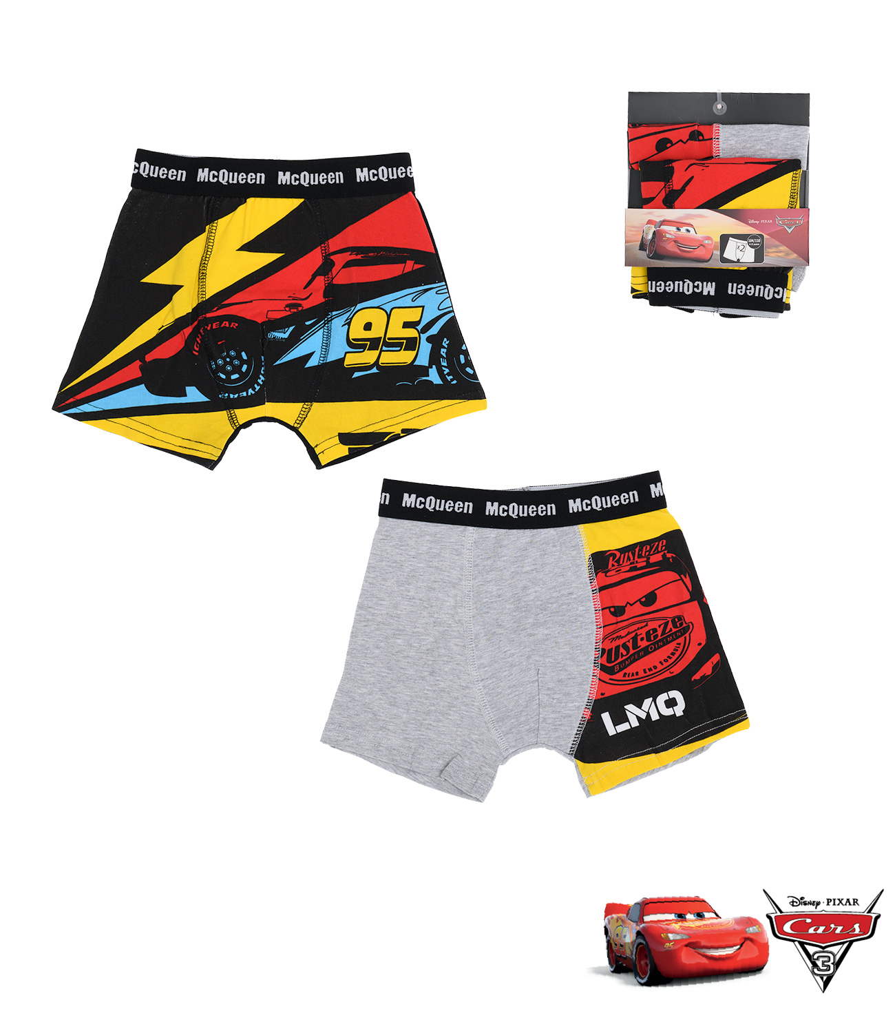 Chlapecké boxerky disney CARS