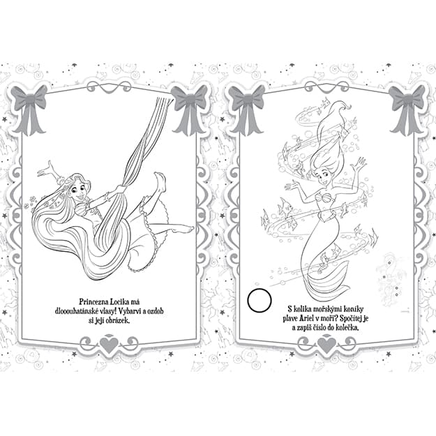Omalovánky se samolepkami A4 - DISNEY PRINCEZNY