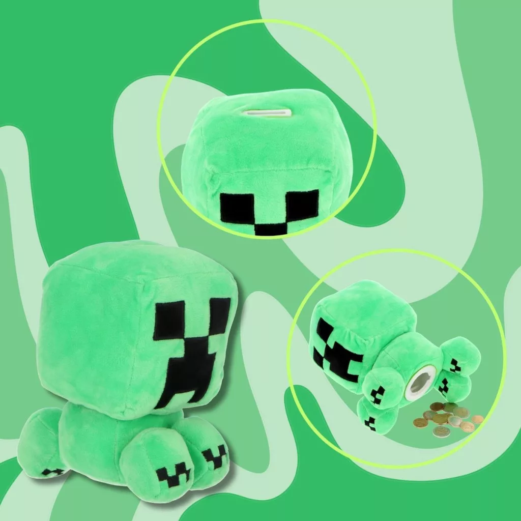 Plyšová pokladnička MINECRAFT