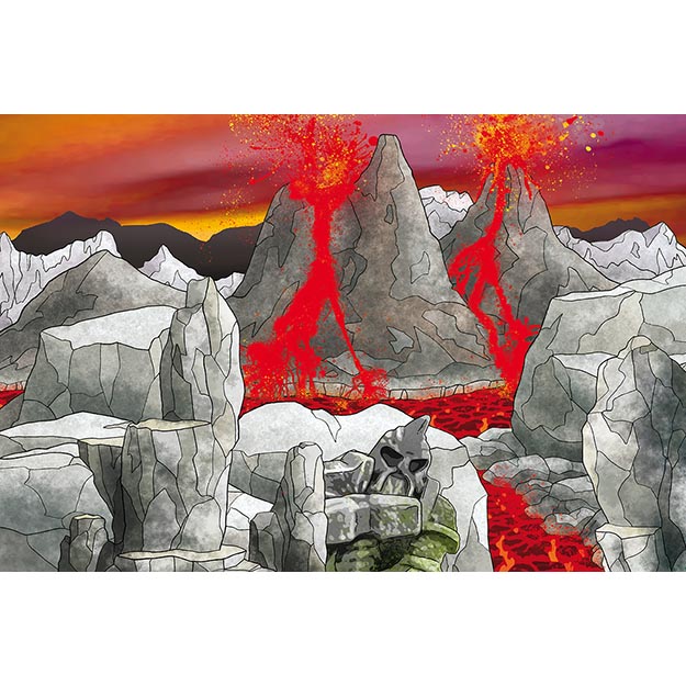 Metalická samolepková knížka Draci