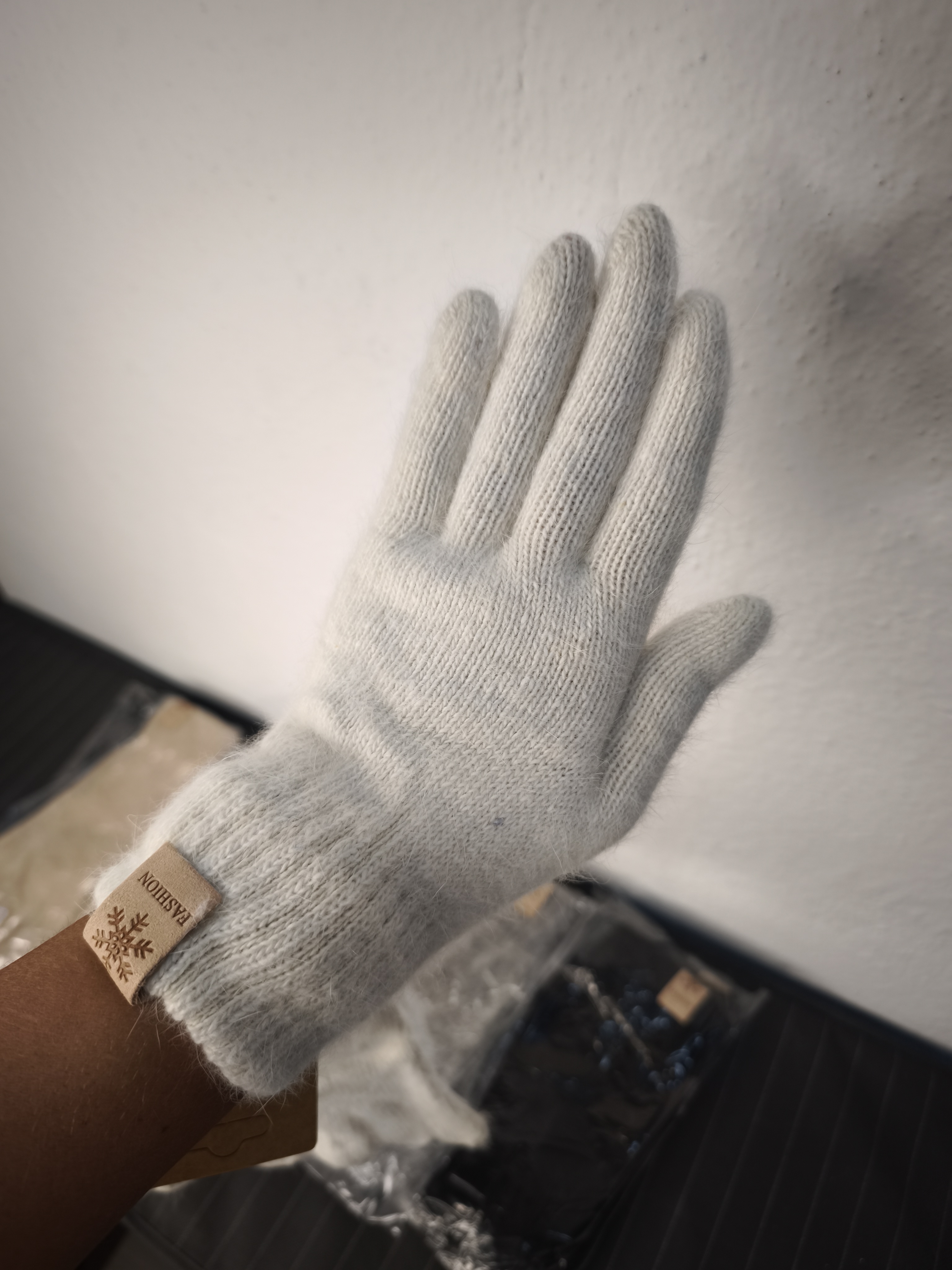 Dámské pletené rukavice - prstové