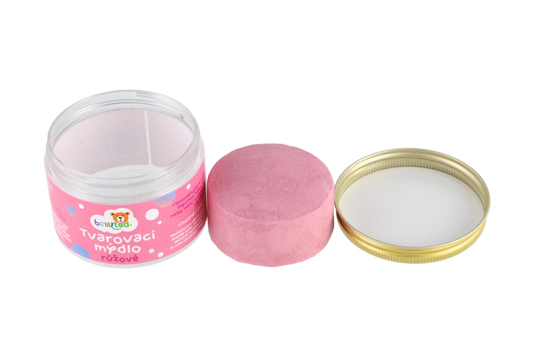 Tvarovací mýdlo v dóze - růžové