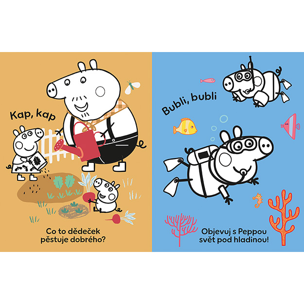 Omalovánky se svítícím tetováním PRASÁTKO PEPPA
