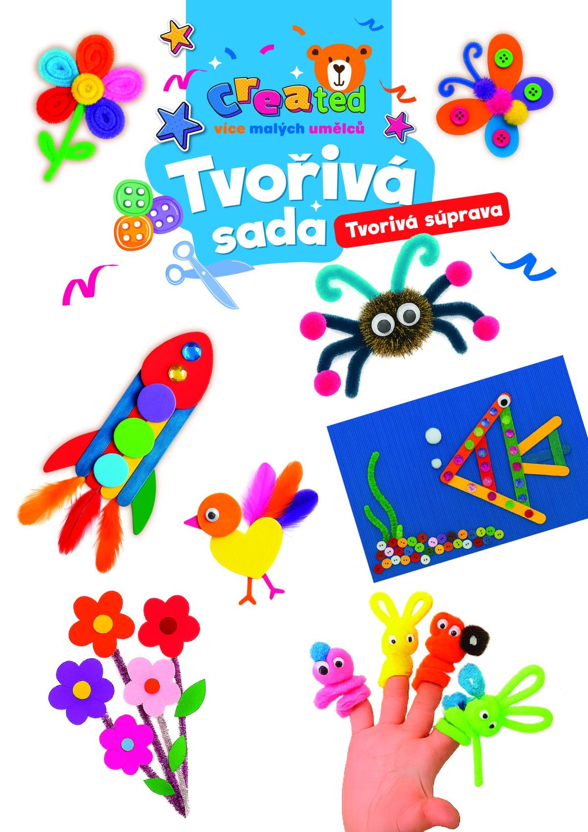 Tvořivá sada created v plastovém boxu